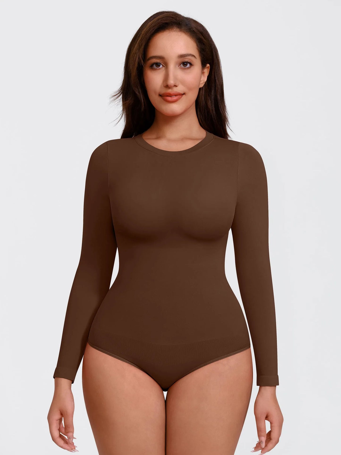 Willluxe Seamless Crew Neck Short Sleeve Bodysuit