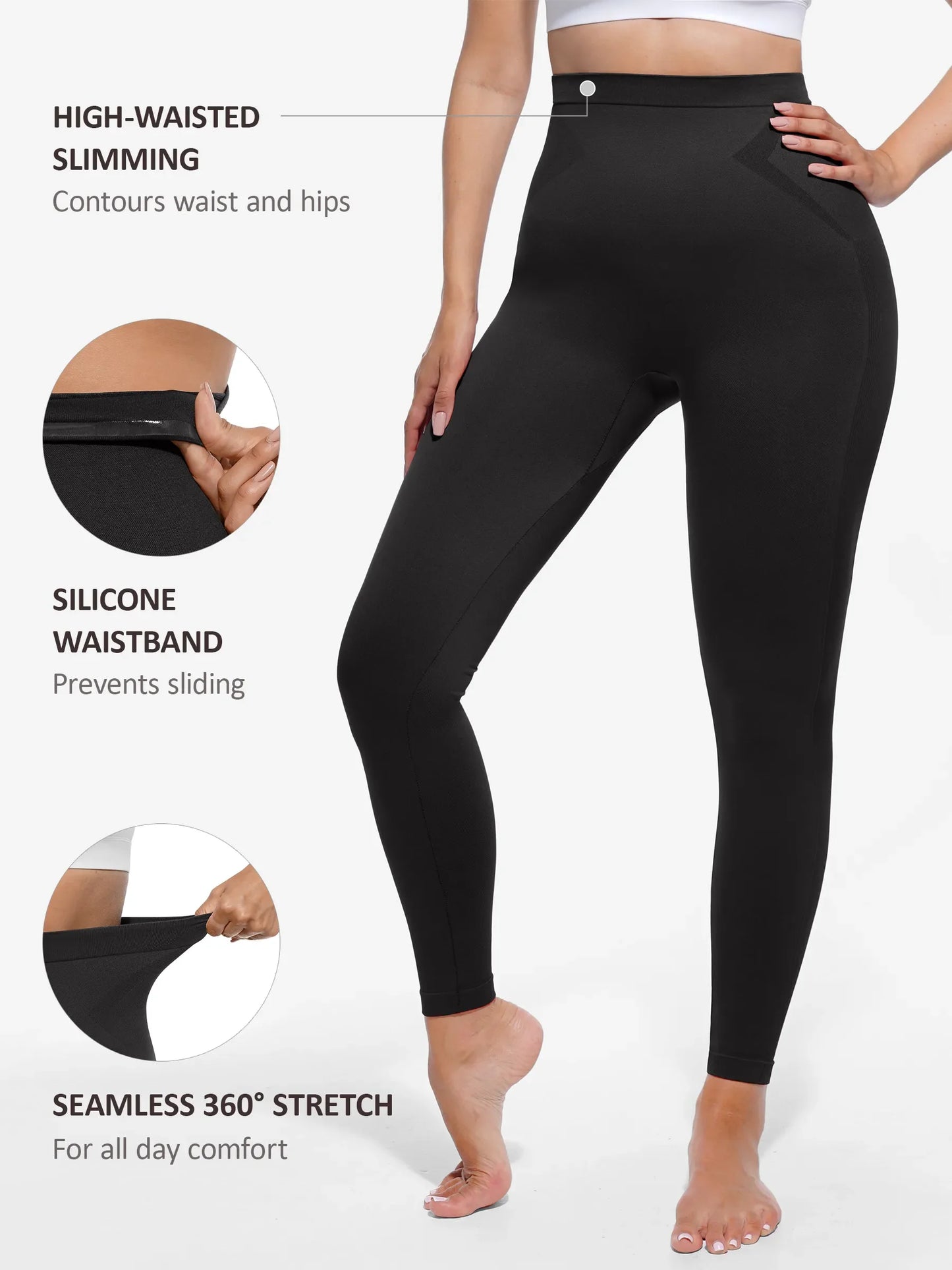 Willluxe High-Waist Shaping Leggings