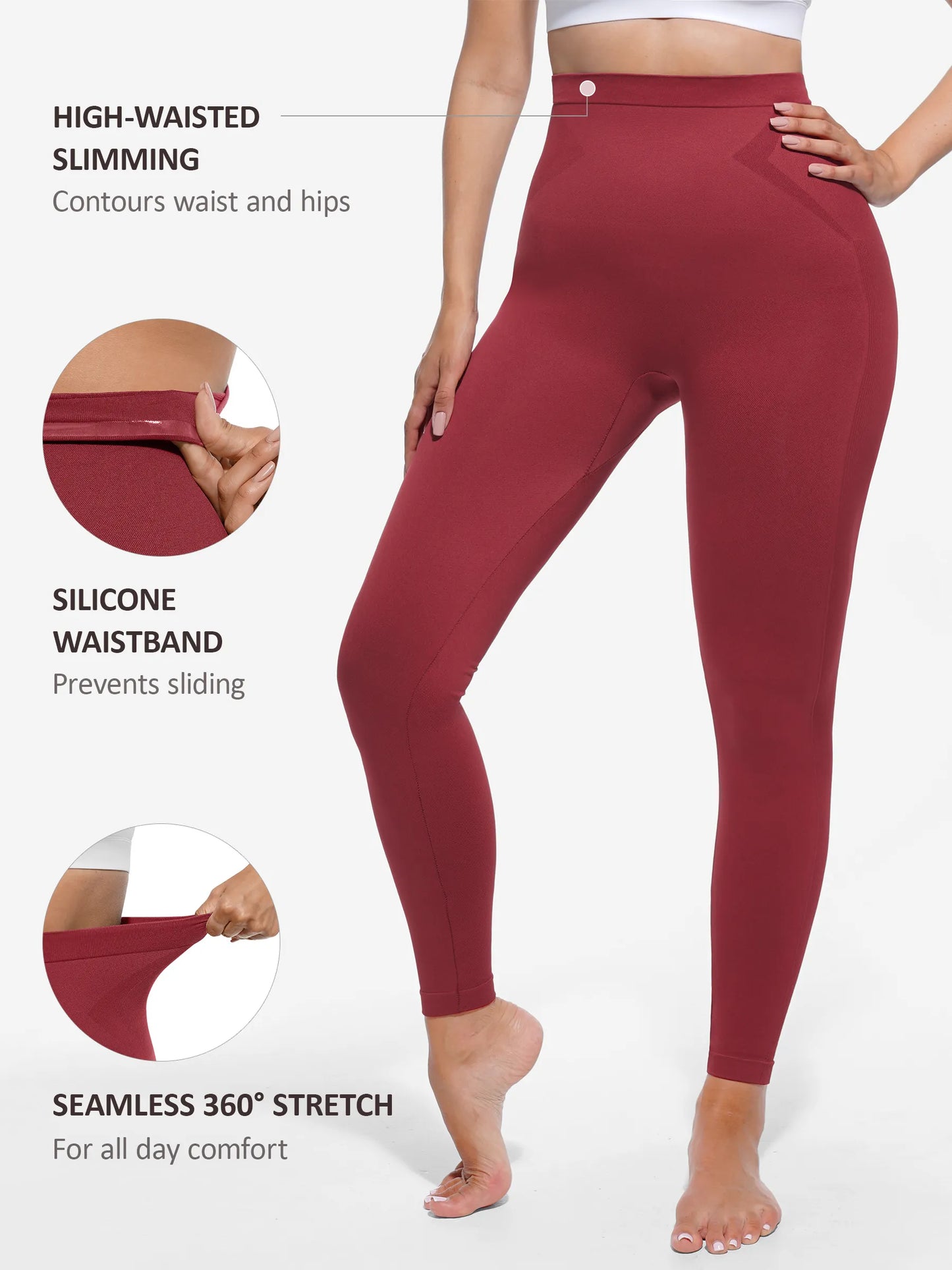 Willluxe High-Waist Shaping Leggings