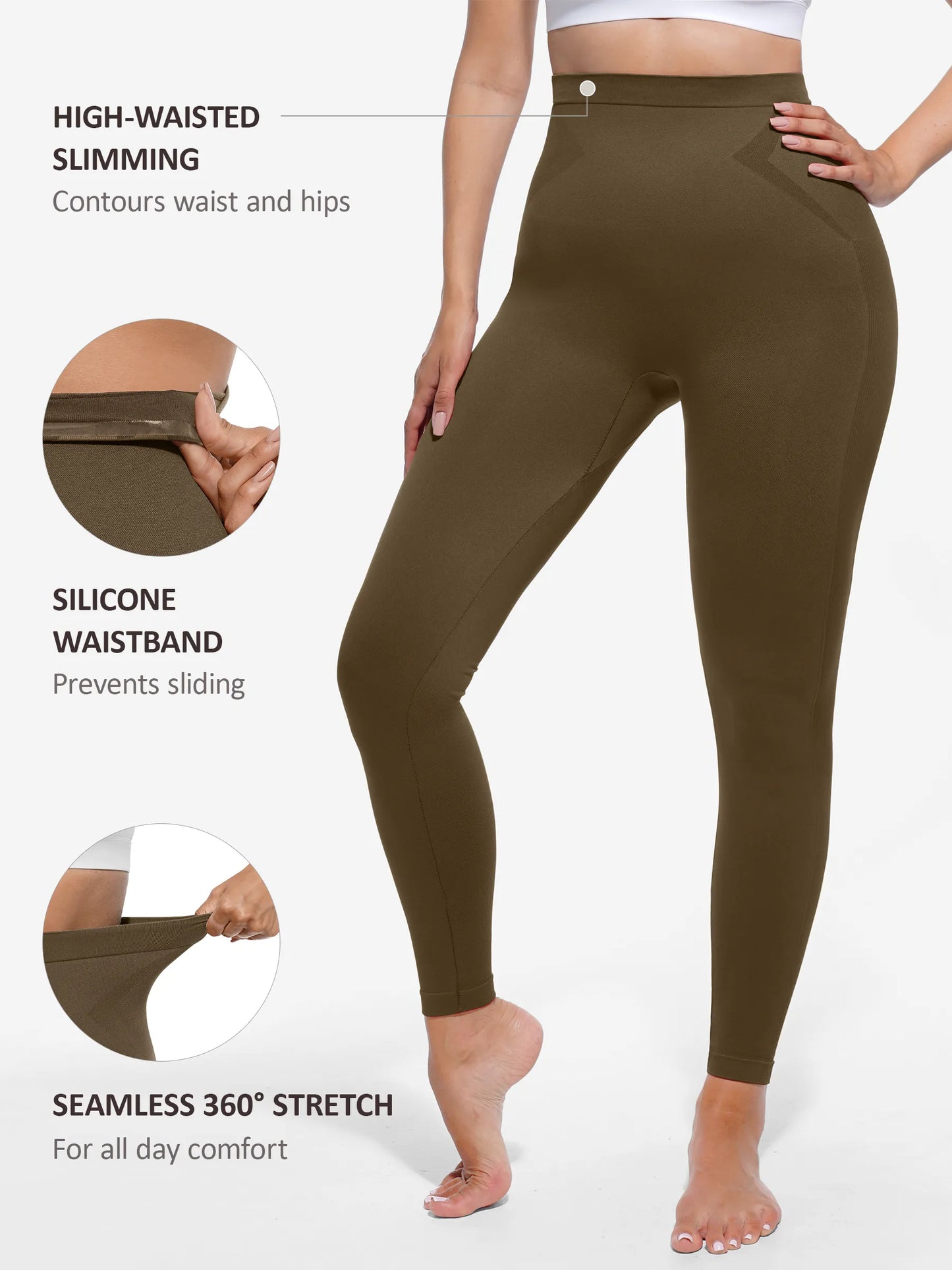 Willluxe High-Waist Shaping Leggings