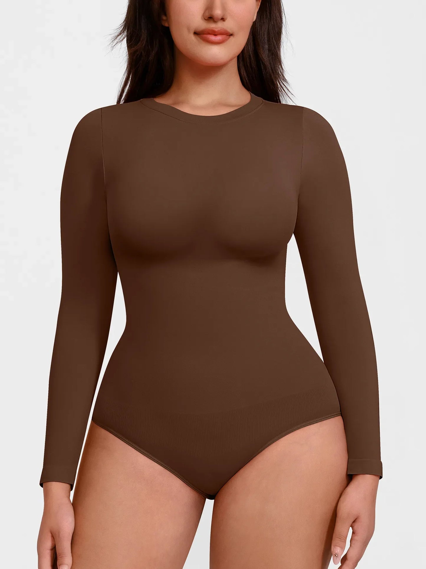 Willluxe Seamless Crew Neck Short Sleeve Bodysuit