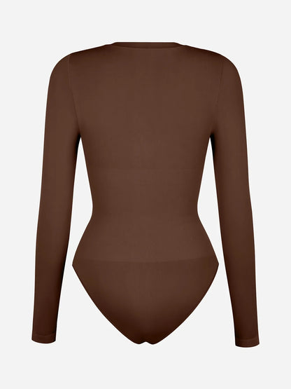 Willluxe Seamless Ultra-Soft Crew Neck Bodysuit
