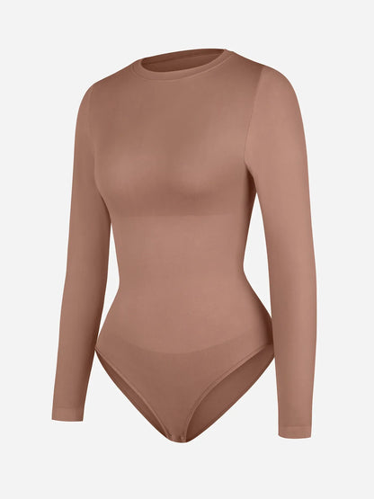 Willluxe Seamless Ultra-Soft Crew Neck Bodysuit