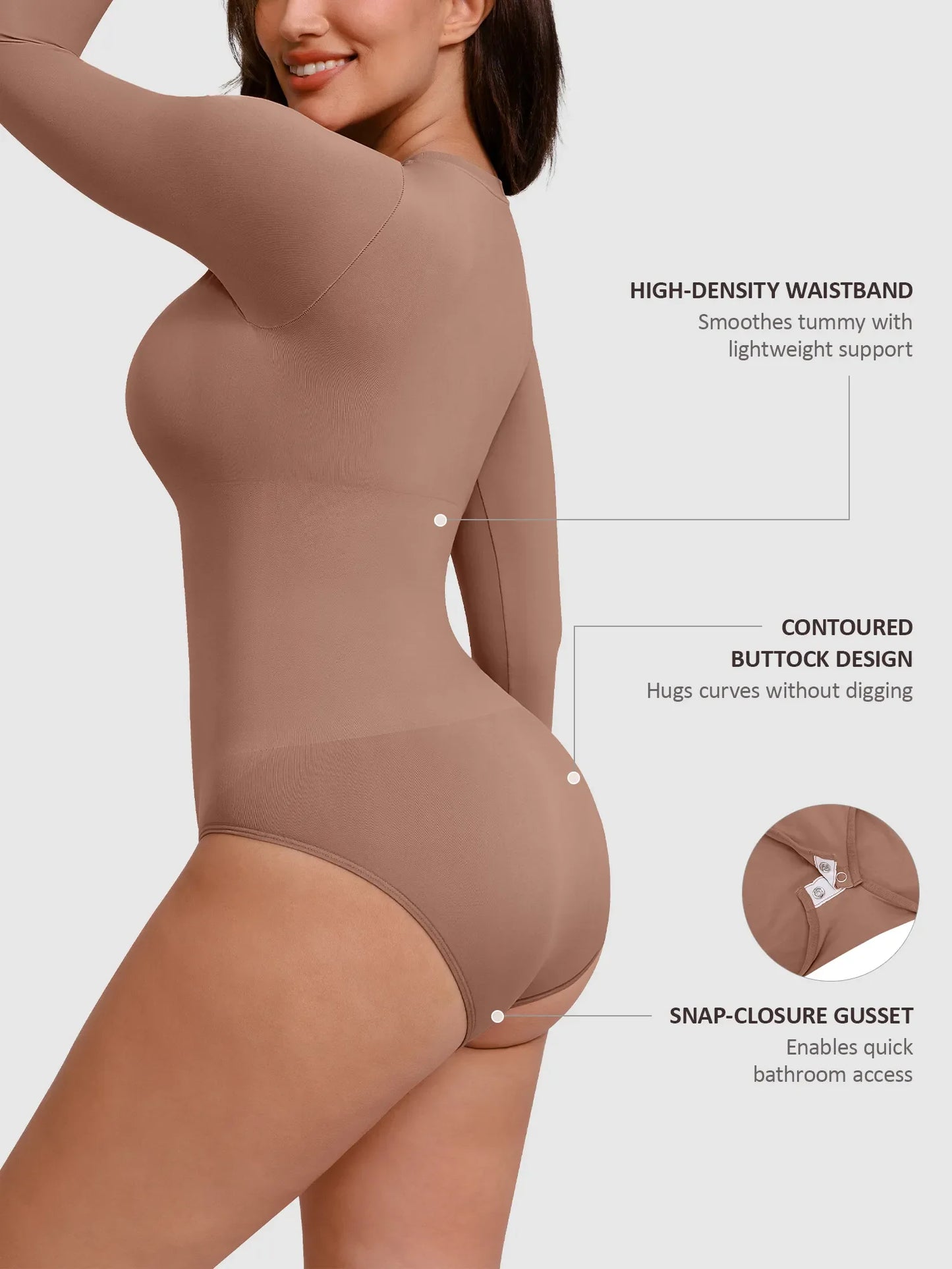 Willluxe Seamless Crew Neck Short Sleeve Bodysuit