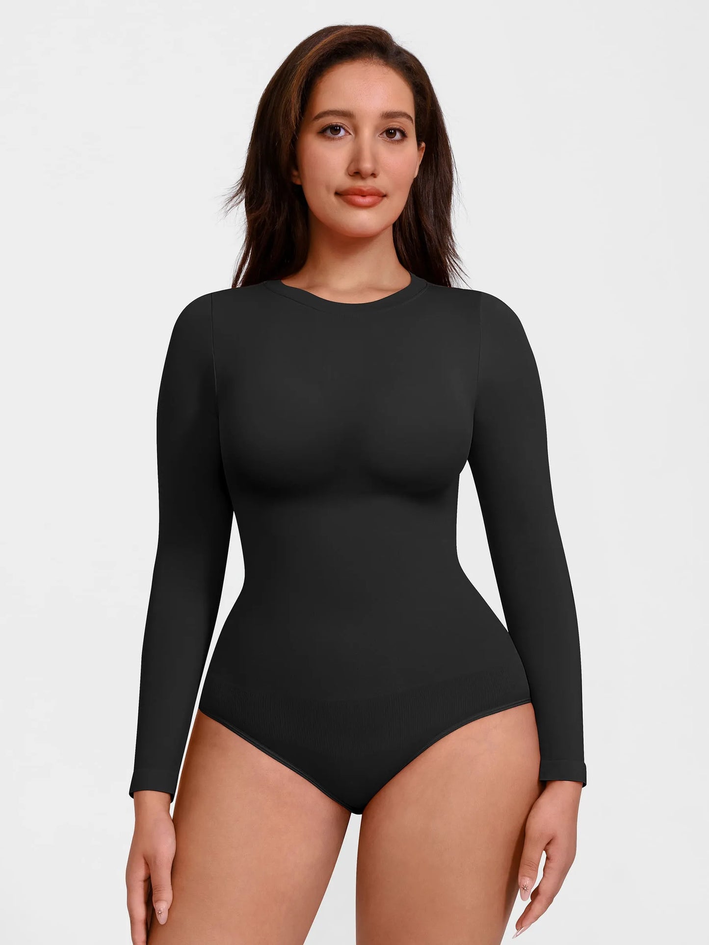 Willluxe Seamless Crew Neck Short Sleeve Bodysuit