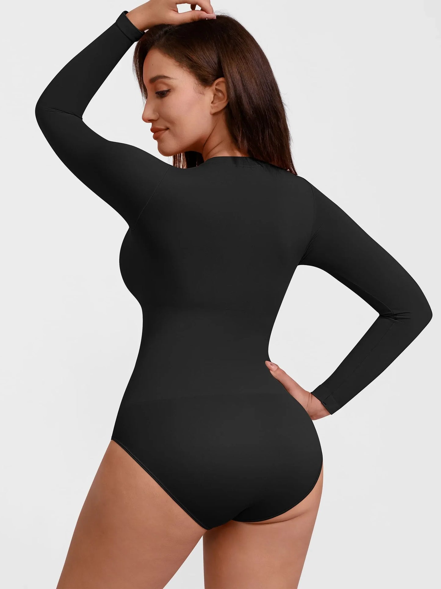 Willluxe Seamless Crew Neck Short Sleeve Bodysuit