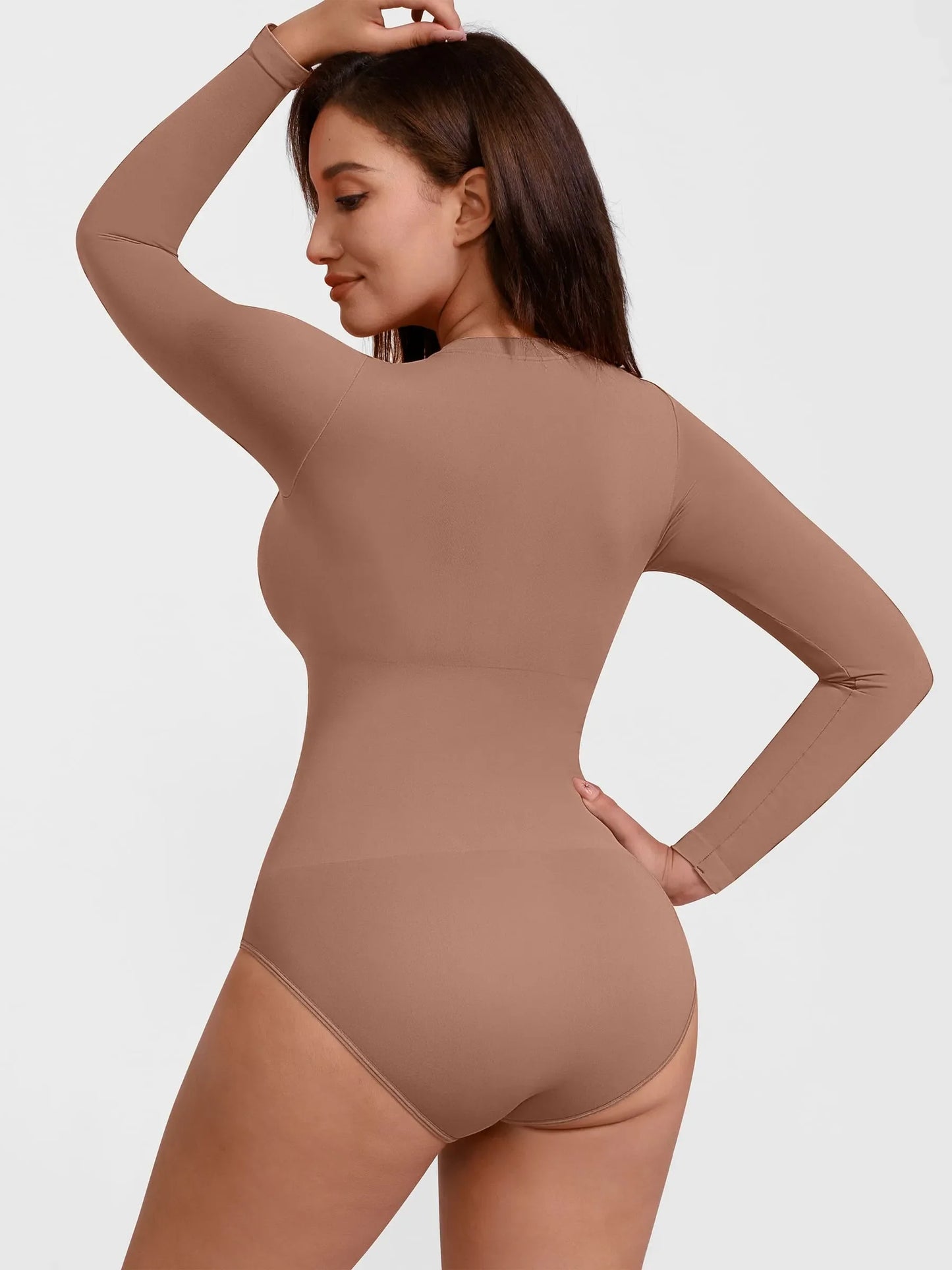 Willluxe Seamless Crew Neck Short Sleeve Bodysuit