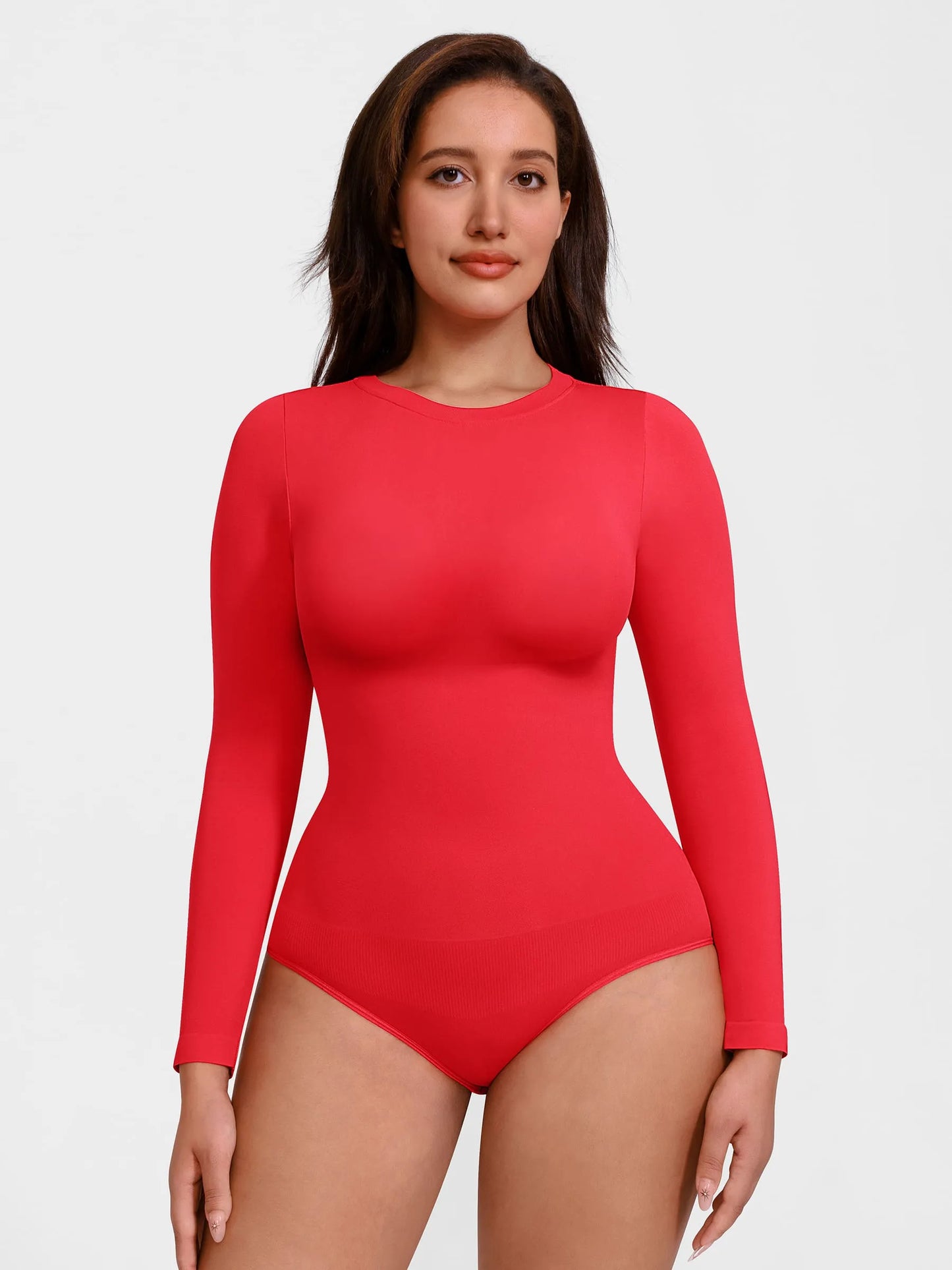 Willluxe Seamless Crew Neck Short Sleeve Bodysuit