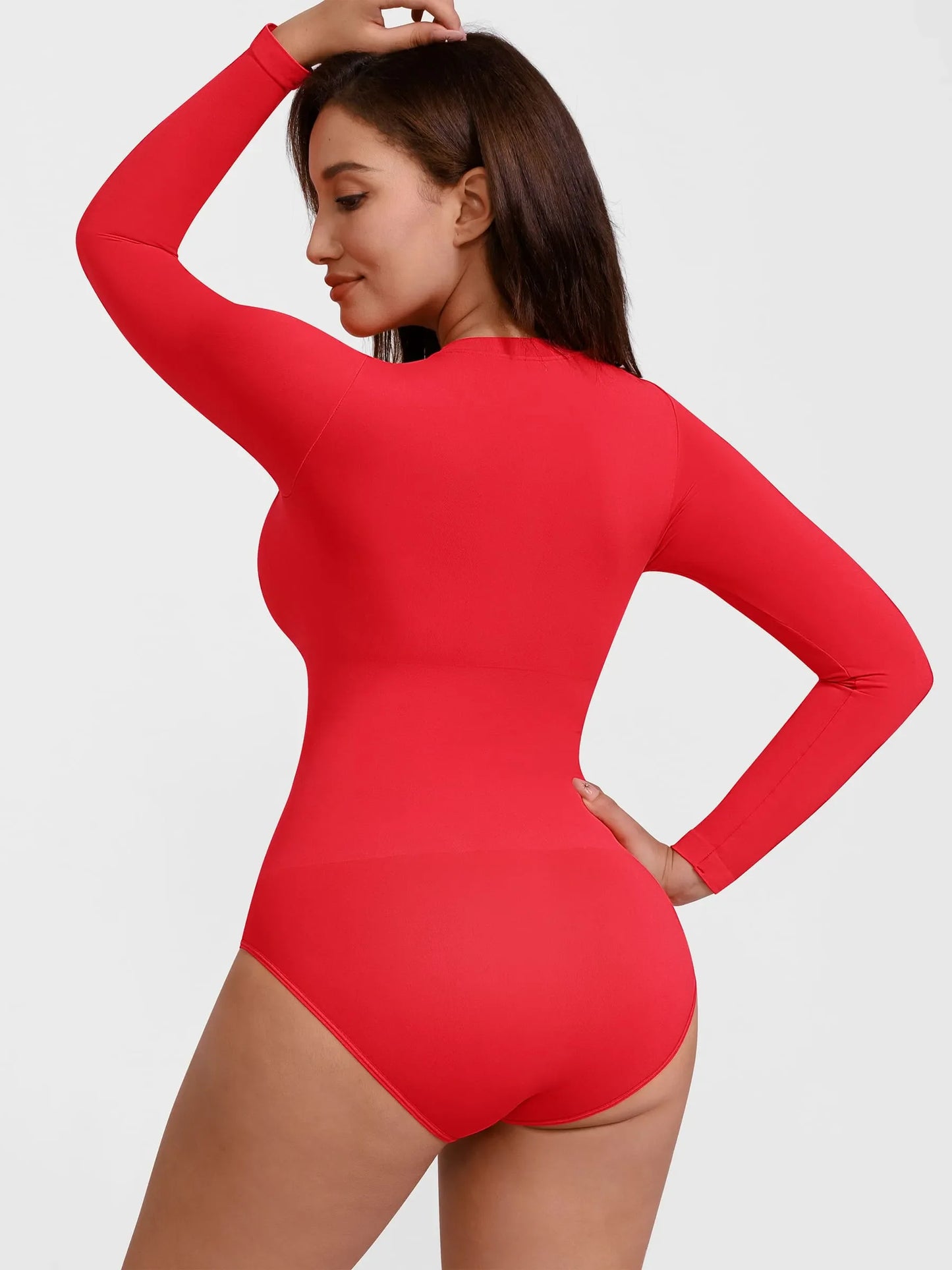 Willluxe Seamless Crew Neck Short Sleeve Bodysuit