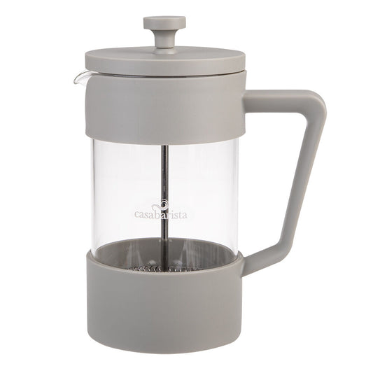 Casabarista Oslo Accent Stainless Steel Coffee Plunger 5 Cup 600ml Taupe