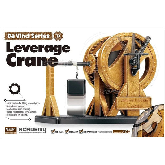 18175 Davinci Leverage Crane Plastic Model Kit
