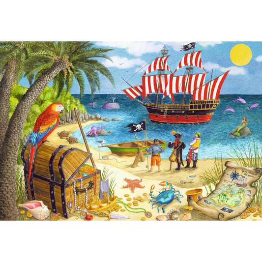 Ravensburger 2x24pc Pirates and Mermaids Puzzle