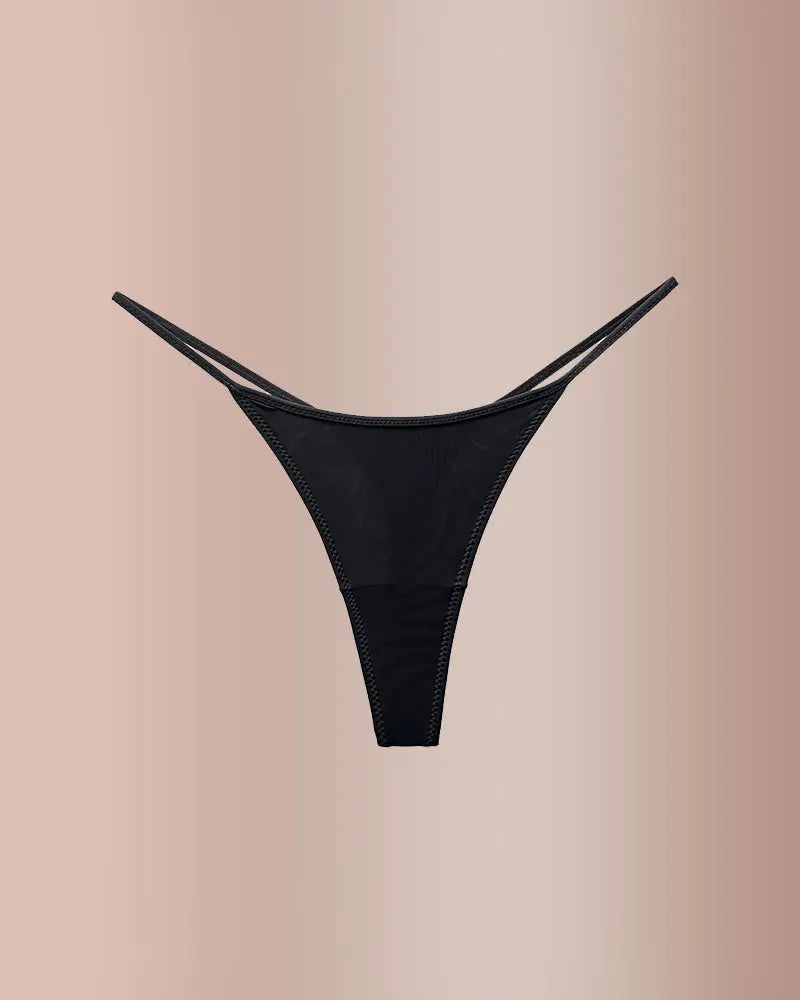 WILLLUXE® ForLove – Animal Print Thin Strap Thong