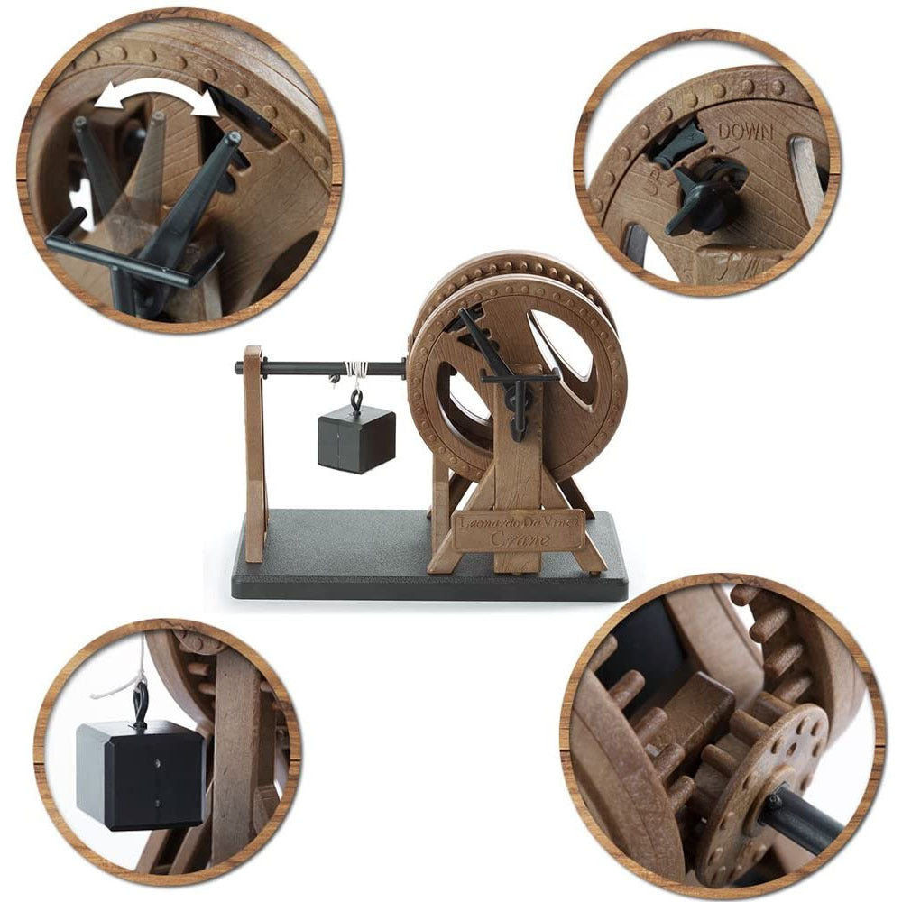 18175 Davinci Leverage Crane Plastic Model Kit