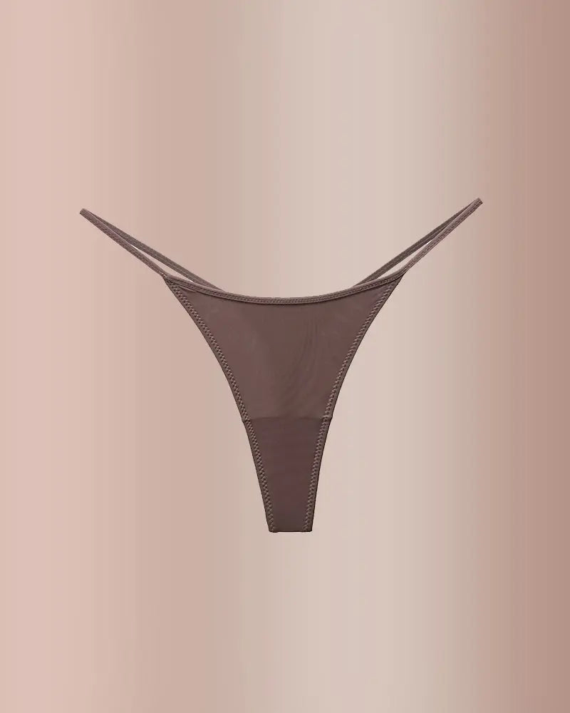 WILLLUXE® ForLove – Animal Print Thin Strap Thong