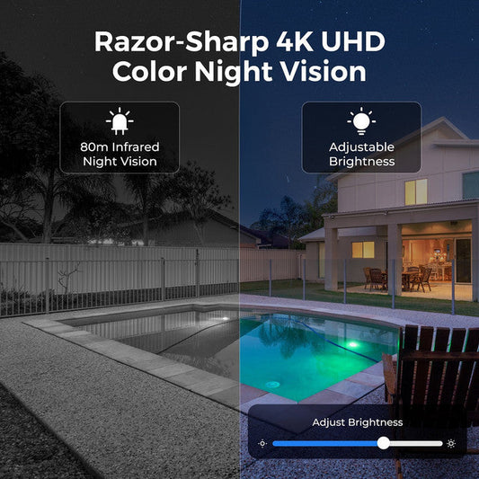 Reolink 4K PT PoE Camera, Auto-Track, 16X Optical Zoom, 360° Pan & 90° Tilt, Person/Vehicle/Animal Detection