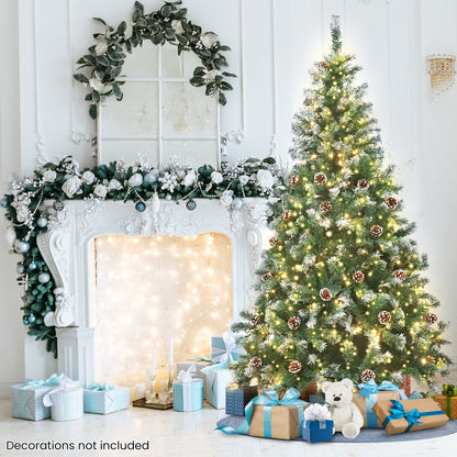 Christabelle 2.1m Pre Lit LED Christmas Tree with Pine Cones