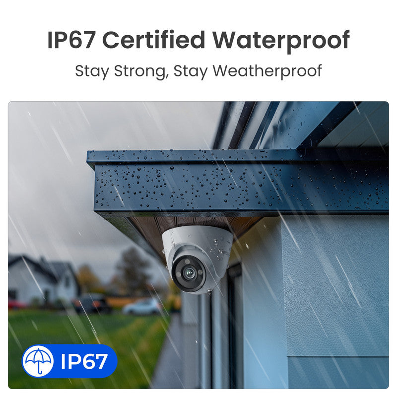 Reolink 4K 8MP Dome PoE Camera with ColorX Night Vision