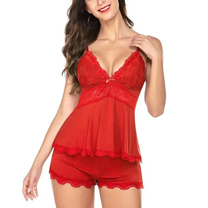 Willluxe® Sweetness Cami Lace Pajamas Sets（副本） Willluxe Store