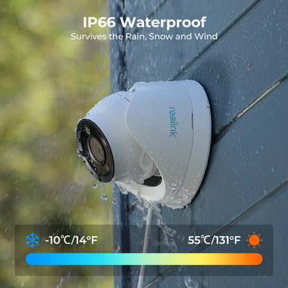 Reolink 24/7 Recording PoE Surveillance System Kit 2MP 8-Channel NVR