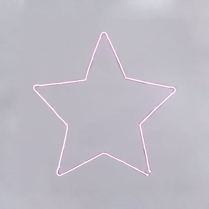 Lexi Lighting Neon Star Sign - Small Pink