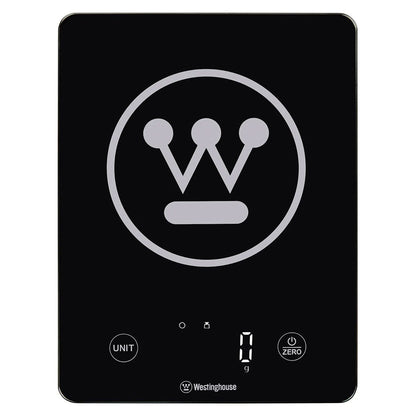 WESTINGHOUSE LED Display Touch Electronic Kitchen Scale 10KG Black Slimline
