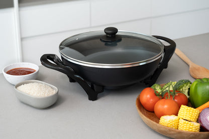 Healthy Choice 5.4L Large Non-Stick Electric Wok