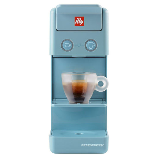 Illy Y3.3 Iperespres Pod/Capsule Espresso Coffee Machine/Maker (Azzurra/Light Blu)
