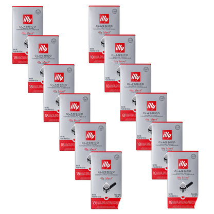 Illy Arabica Classico Espresso E.S.E Pods 131g Classic Roast 12x18pcs