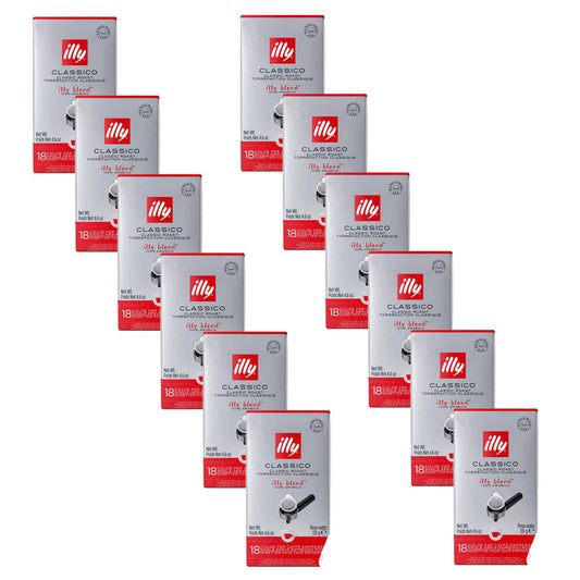 Illy Arabica Classico Espresso E.S.E Pods 131g Classic Roast 12x18pcs