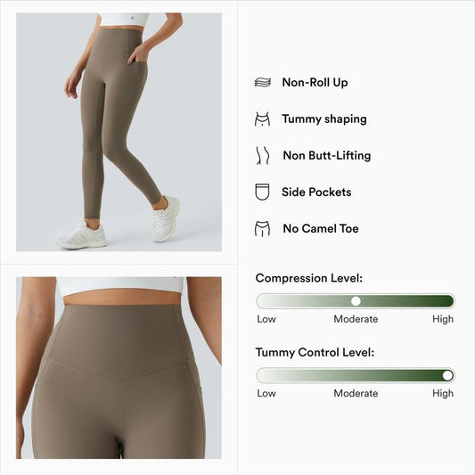 UltraSculpt™ High Waisted Tummy Control Pocket Shaping Training Leggings