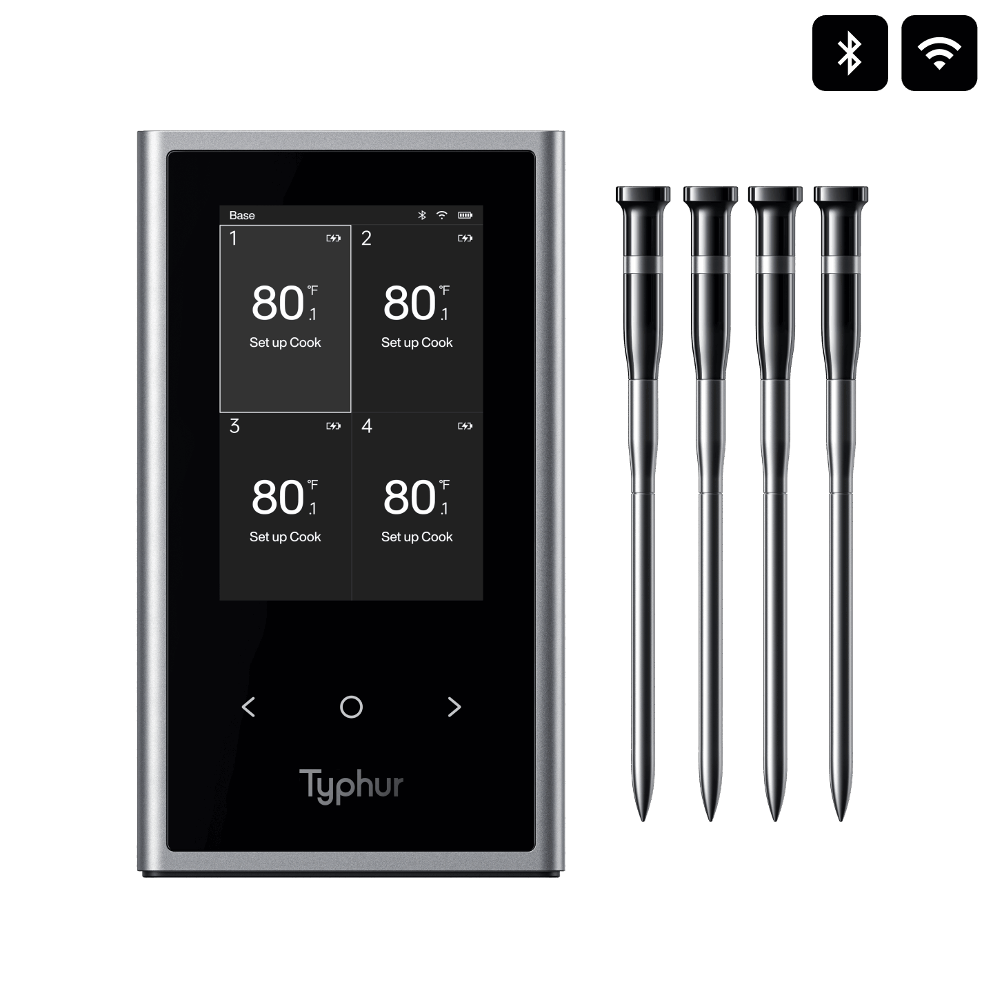 Typhur Sync Quad Wireless 4 Probe Meat Thermometer