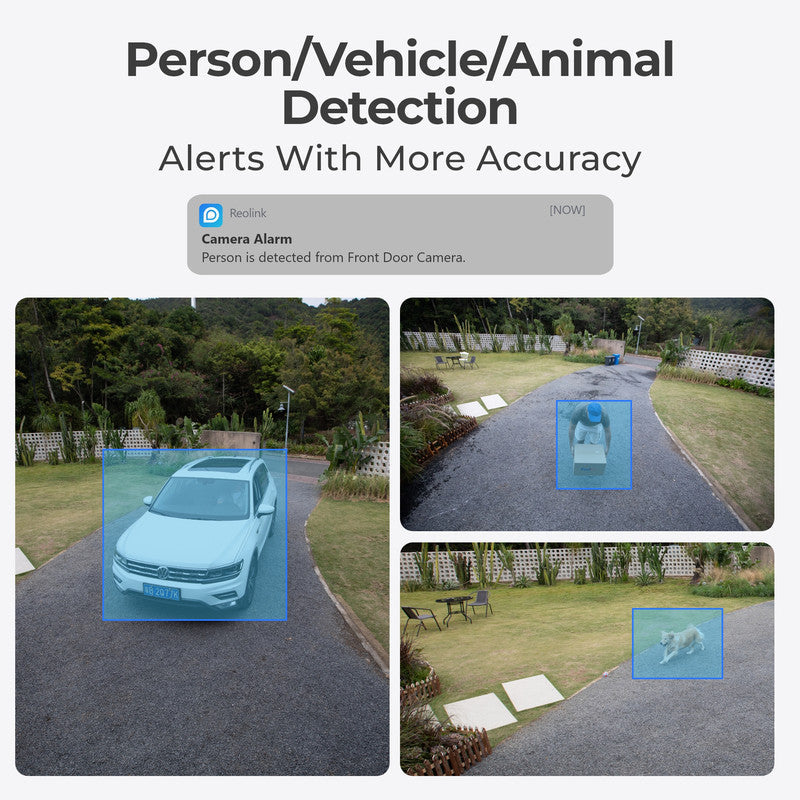 Reolink 4K Wi-Fi Battery Outdoor Security Camera, Color Night Vision + Solar Panel