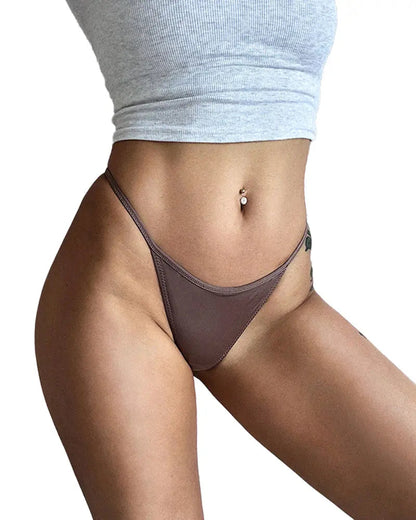 WILLLUXE® ForLove – Animal Print Thin Strap Thong