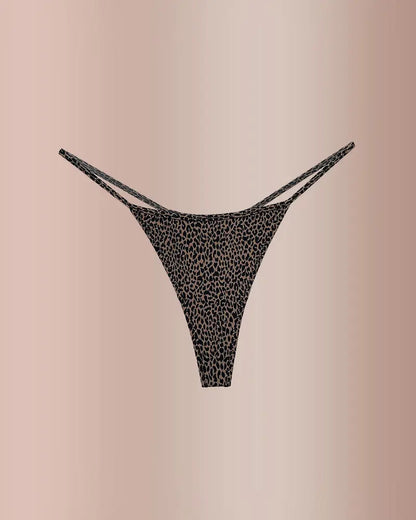 WILLLUXE® ForLove – Animal Print Thin Strap Thong
