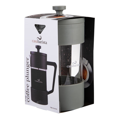 Casabarista Oslo Accent Stainless Steel Coffee Plunger 5 Cup 600ml Eucalypt