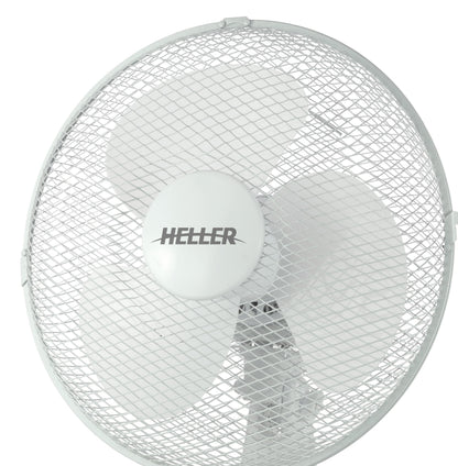 Heller Desk Fan 40cm Oscillating Tilt Adjustable 3 Speed Mesh Grill HHDF40SG