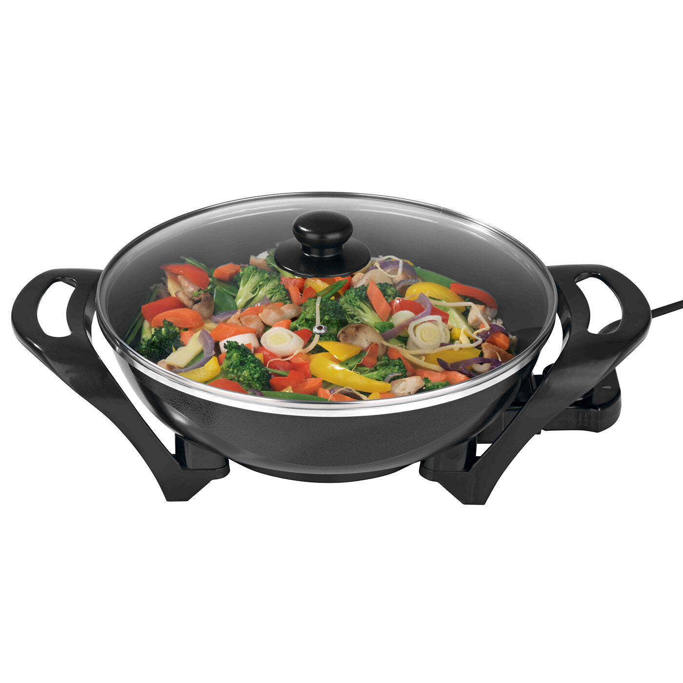 Healthy Choice 5.4L Large Non-Stick Electric Wok