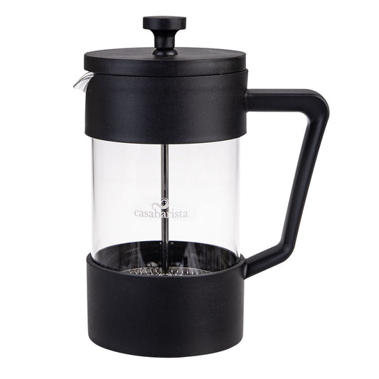 Casabarista Oslo Accent Stainless Steel Coffee Plunger 5 Cup 600ml Black