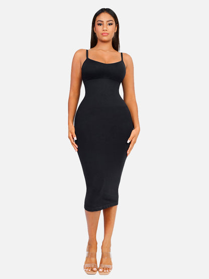 Willluxe Seamless Midi Body Shaper Dress