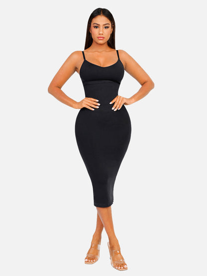 Willluxe Seamless Midi Body Shaper Dress