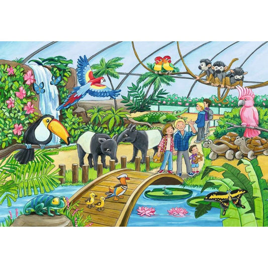 Ravensburger 2x24pc Welcome to the Zoo Puzzle