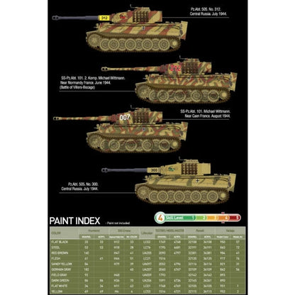 Academy 13314 1/35 Tiger1   Late Version   Plastic Model Kit