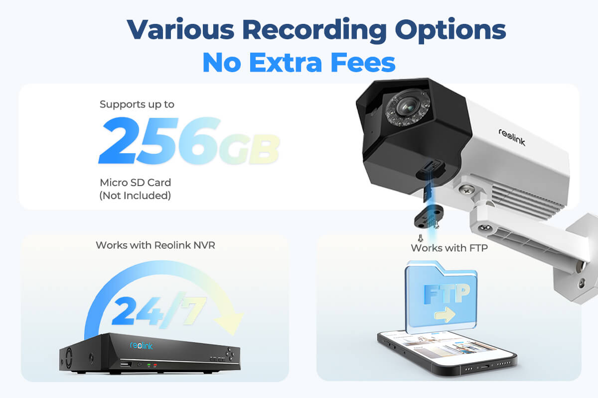 Reolink 4K Dual-Lens PoE  Person/Vehicle/Animal Detection Outdoor Camera Security