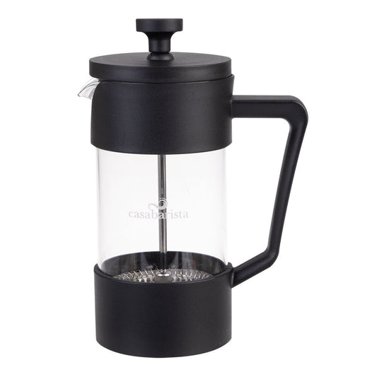 Casabarista Oslo Accent Stainless Steel Coffee Plunger 3 Cup 350ml Black