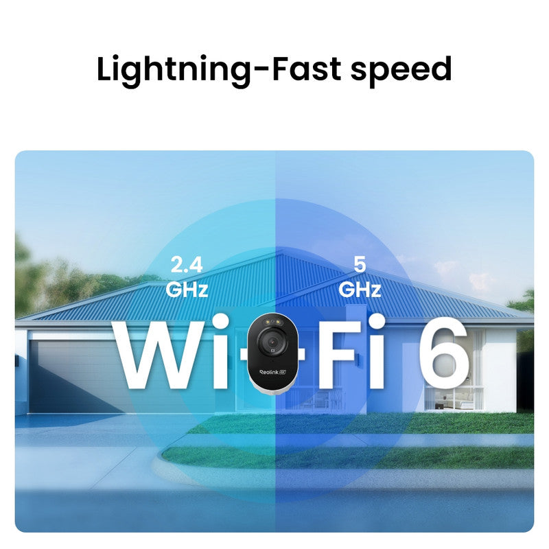 Reolink 4K Wi-Fi 6 Security Camera Outdoor with Spotlight Night Vision Lumus Pro