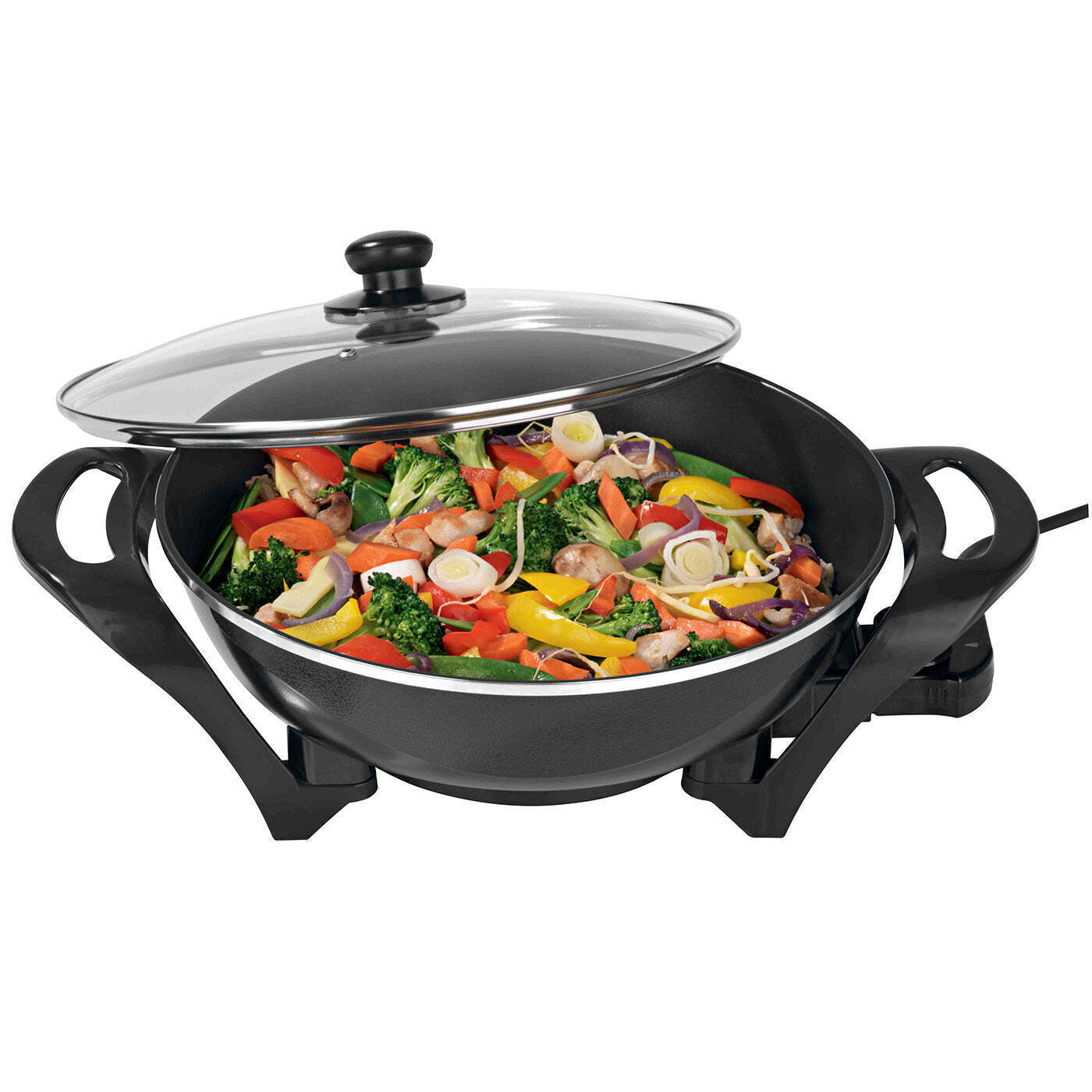 Healthy Choice 5.4L Large Non-Stick Electric Wok