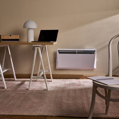Ausclimate EcoSmart Compact 1000W Panel Wi-Fi Smart Heater 45.3x50cm White