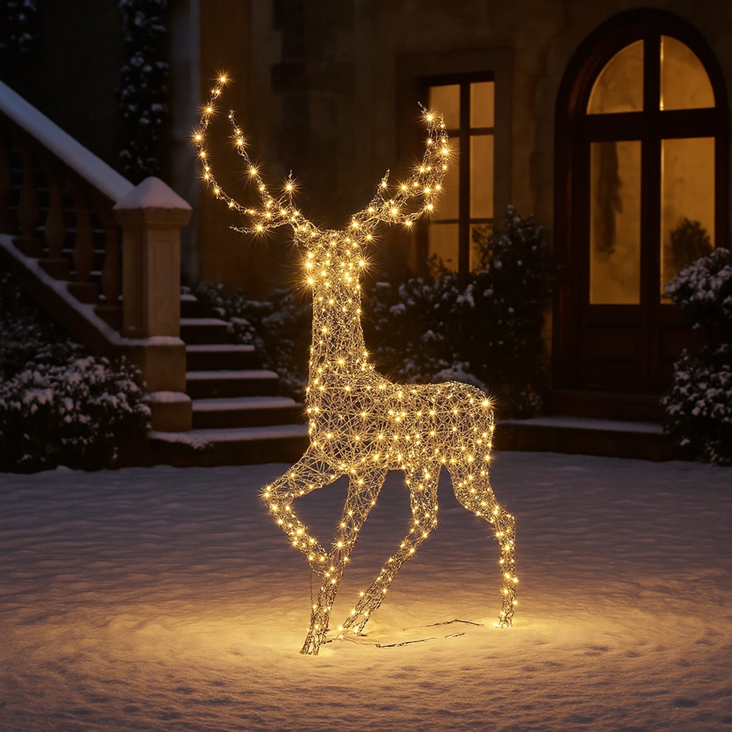 Lexi Lighting LED Classic Standing Reindeer