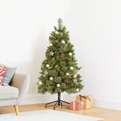 Christabelle 1.2m Christmas Tree Cashmere Pine 4ft Pre-Lit LED Lights